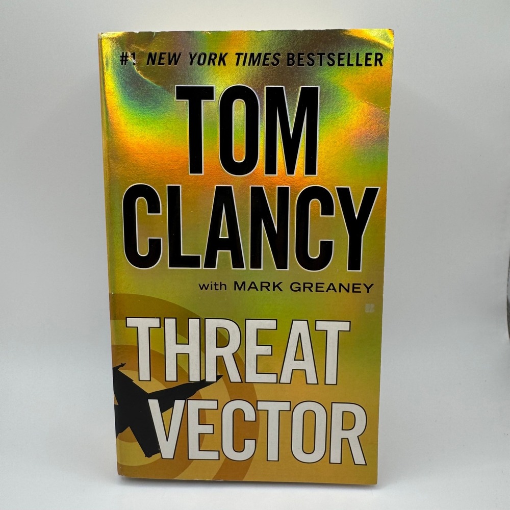 Tom Clancy Threat Vector Berkley Novel Hardcover Book